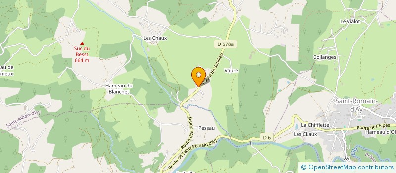 localisation de l'entreprise MADAME FRANCOISE LAFFONT  SAINT-ALBAN-D AY