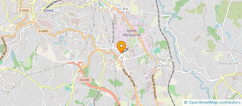 localisation de l'entreprise MADAME FRANCOISE LAFONT à GRASSE