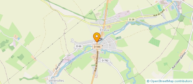 localisation de l'entreprise MADAME FRANCOISE LAFOREST à ETREUX