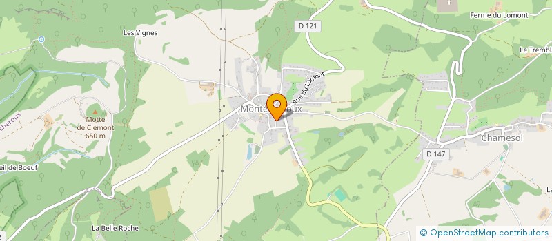 localisation de l'entreprise MADAME FRANCOISE LAGNIET  BIEF