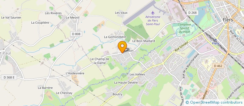 localisation de l'entreprise MADAME FRANCOISE LAISNE à LA LANDE-PATRY