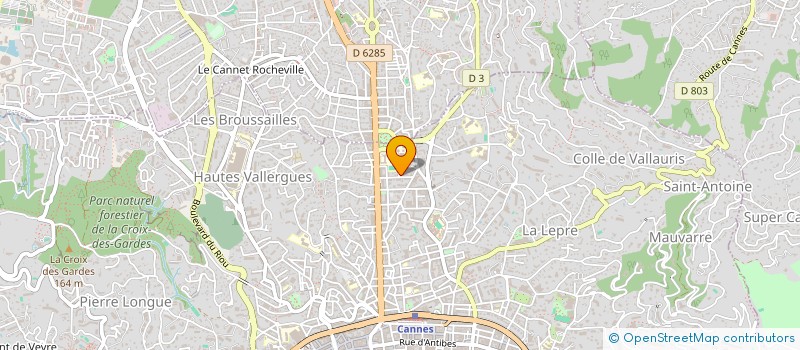 localisation de l'entreprise MADAME FRANCOISE LAJOURNADE à CANNES