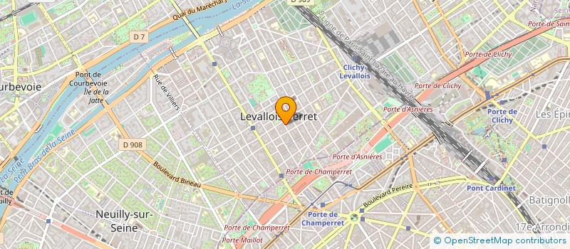 localisation de l'entreprise MADAME FRANCOISE LAMARRE à LEVALLOIS-PERRET