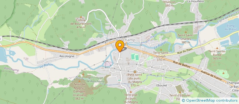 localisation de l'entreprise MADAME FRANCOISE LAMBERT  RONCHAMP