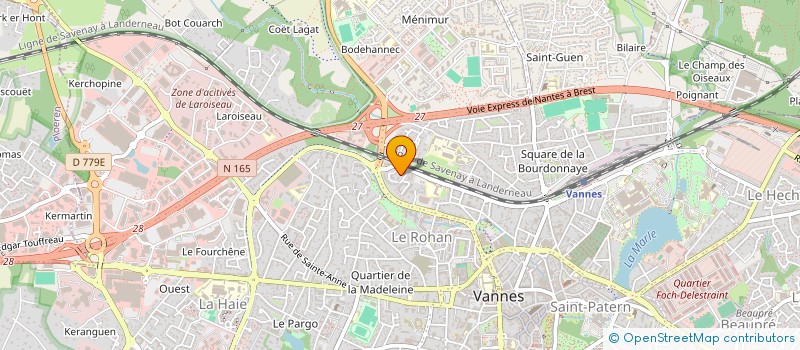 localisation de l'entreprise MADAME FRANCOISE LAMOURIC à VANNES