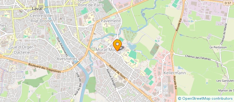 localisation de l'entreprise MADAME FRANCOISE LANDELLE à LAVAL