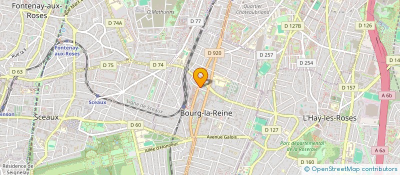 localisation de l'entreprise MADAME FRANCOISE LANGE à BOURG-LA-REINE