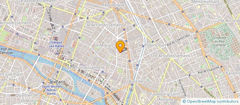 localisation de l'entreprise MADAME FRANCOISE LAPEBIE  PARIS