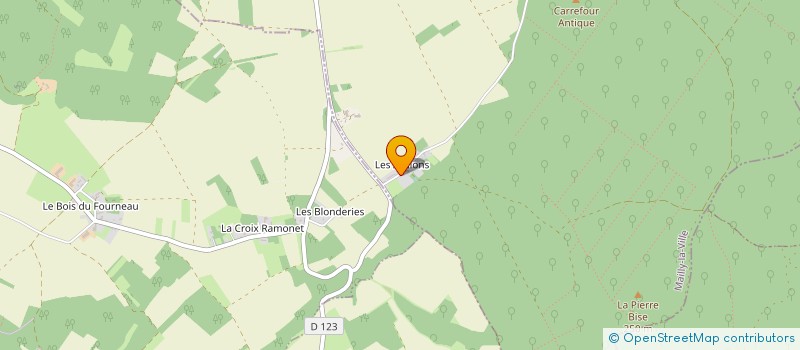 localisation de l'entreprise MADAME FRANCOISE LAPERT  MAILLY-LA-VILLE