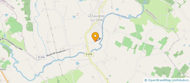 localisation de l'entreprise MADAME FRANCOISE LAPEYSSONIE  LA SAUVETAT-SUR-LEDE