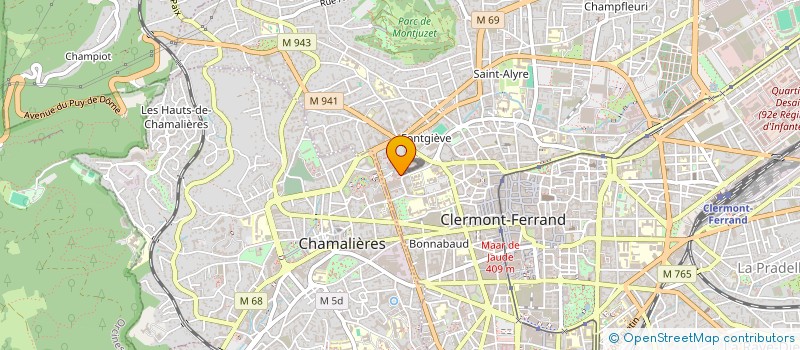 localisation de l'entreprise MADAME FRANCOISE LAPORTE à CLERMONT-FERRAND