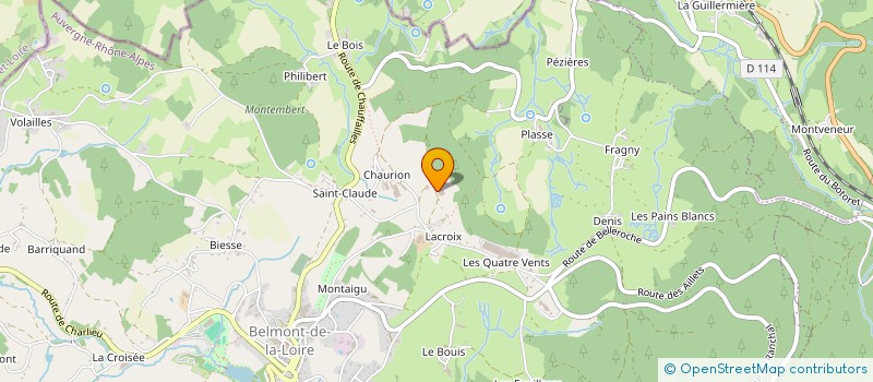 localisation de l'entreprise MADAME FRANCOISE LAPOUTE à SAINT-GERMAIN-LA-MONTAGNE