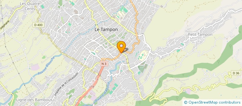 localisation de l'entreprise MADAME FRANCOISE LARIVIERE  LE TAMPON