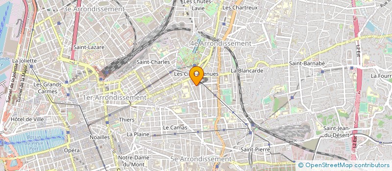 localisation de l'entreprise MADAME FRANCOISE LARROUTUROU à MARSEILLE