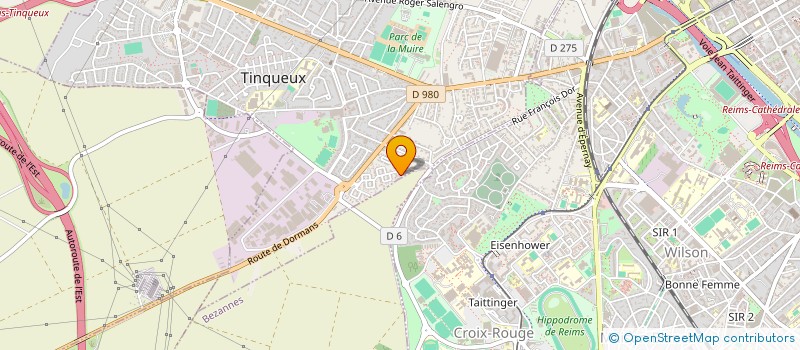 localisation de l'entreprise MADAME FRANCOISE LASSAUGE à TINQUEUX