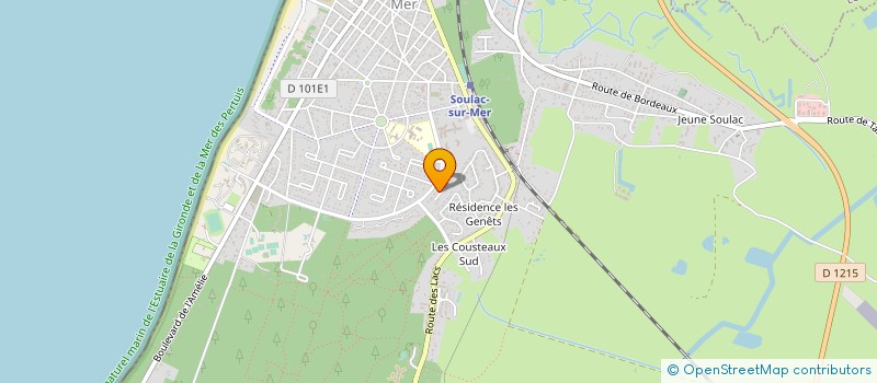 localisation de l'entreprise MADAME FRANCOISE LATOUR à SOULAC-SUR-MER