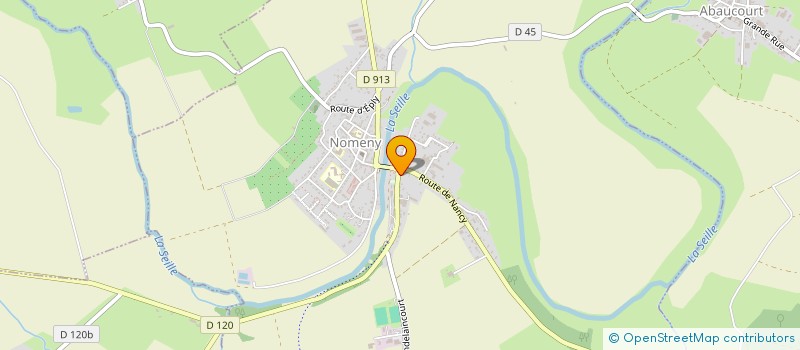 localisation de l'entreprise MADAME FRANCOISE LATROMPETTE  NOMENY