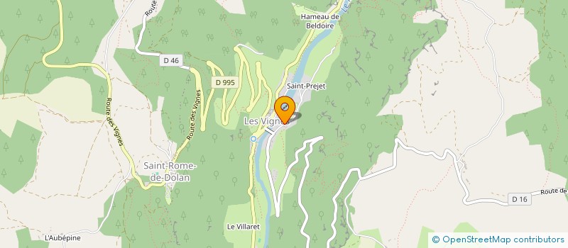 localisation de l'entreprise MADAME FRANCOISE LAURENS  GORGES DU TARN CAUSSES