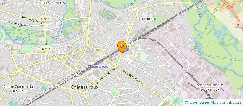 localisation de l'entreprise MADAME FRANCOISE LAURENT à CHATEAUROUX