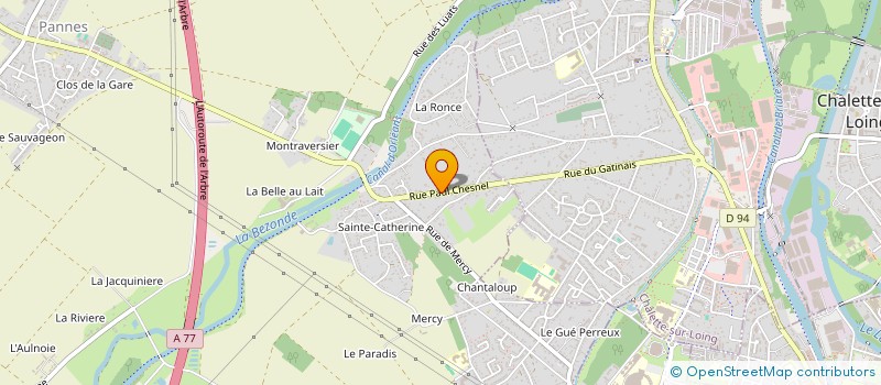 localisation de l'entreprise MADAME FRANCOISE LAURENT à PANNES