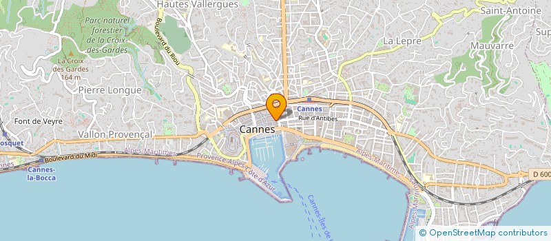 localisation de l'entreprise MADAME FRANCOISE LAVOISIER à CANNES