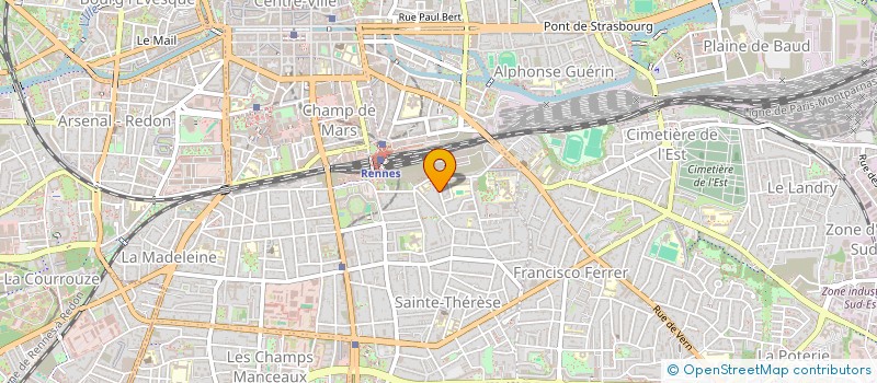 localisation de l'entreprise MADAME FRANCOISE LE BAIL  RENNES