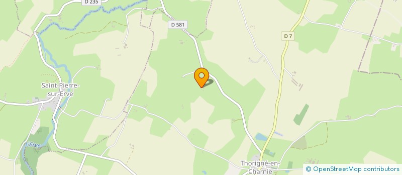 localisation de l'entreprise MADAME FRANCOISE LE CLANCHE  THORIGNE EN CHARNIE