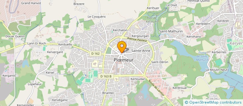 localisation de l'entreprise MADAME FRANCOISE LE DOUJET à PLOEMEUR