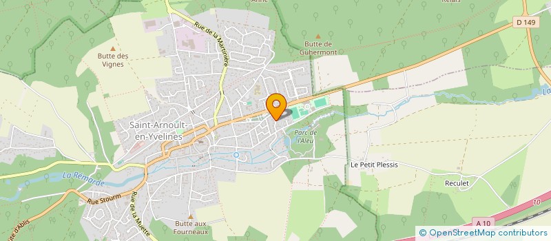 localisation de l'entreprise MADAME FRANCOISE LE GAC  SAINT-ARNOULT-EN-YVELINES