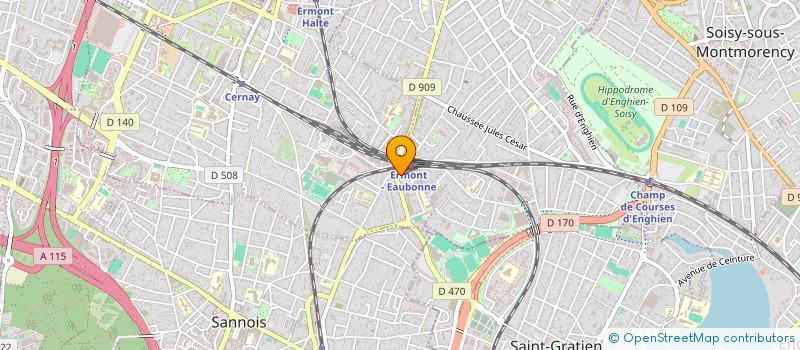 localisation de l'entreprise MADAME FRANCOISE LE HIR à ERMONT