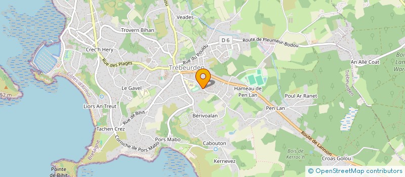 localisation de l'entreprise MADAME FRANCOISE LE MANER à TREBEURDEN