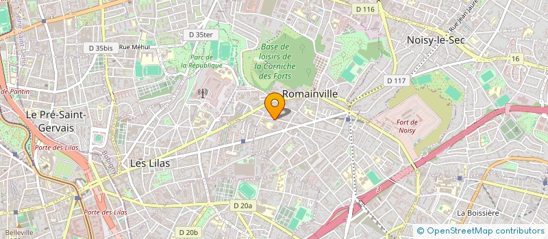 localisation de l'entreprise MADAME FRANCOISE LE MINOR à ROMAINVILLE