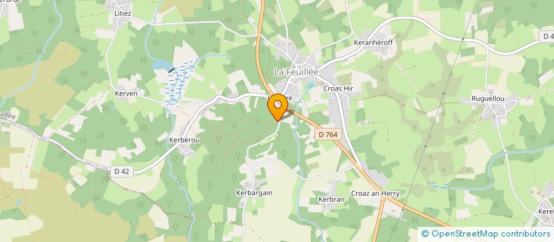 localisation de l'entreprise MADAME FRANCOISE LE MOIGNE à BERRIEN