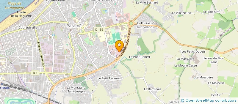 localisation de l'entreprise MADAME FRANCOISE LE MOINE  SAINT-MALO