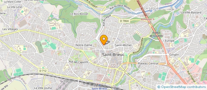 localisation de l'entreprise MADAME FRANCOISE LE PECHON à SAINT-BRIEUC
