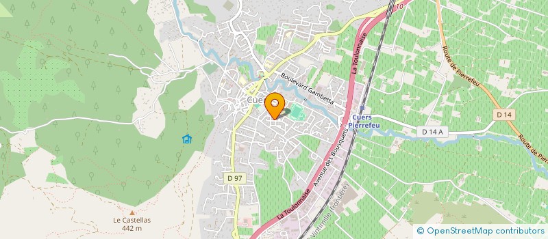 localisation de l'entreprise MADAME FRANCOISE LE TENOUX  CUERS