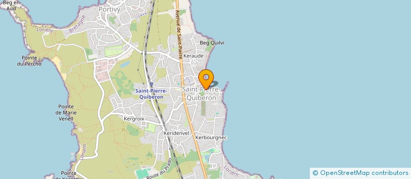 localisation de l'entreprise MADAME FRANCOISE LE TEXIER  SAINT-PIERRE-QUIBERON