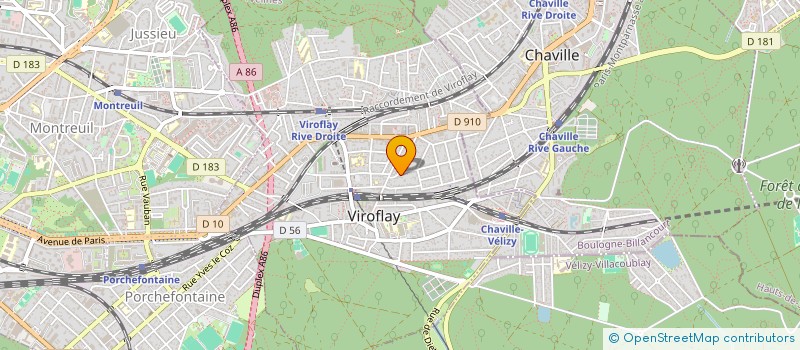 localisation de l'entreprise MADAME FRANCOISE LEANDRI  VIROFLAY