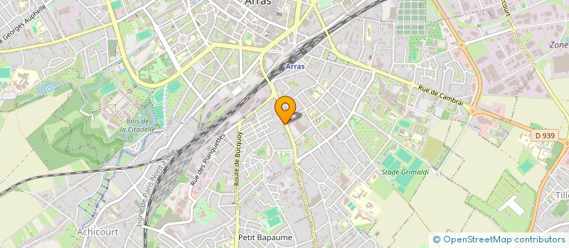 localisation de l'entreprise MADAME FRANCOISE LEBON à ARRAS