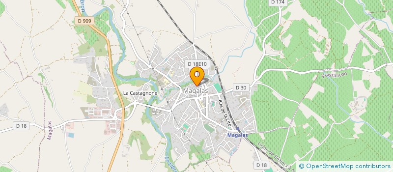 localisation de l'entreprise MADAME FRANCOISE LEBOUCHET à MAGALAS