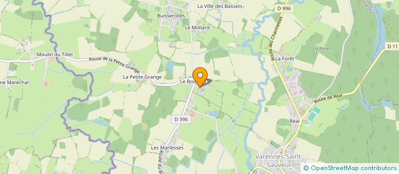 localisation de l'entreprise MADAME FRANCOISE LEBOUVIER à VARENNES-SAINT-SAUVEUR