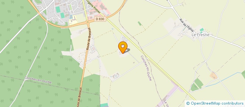 localisation de l'entreprise MADAME FRANCOISE LEBRETON  CONCHES-EN-OUCHE