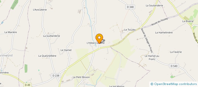 localisation de l'entreprise MADAME FRANCOISE LECERF à SAINT-DENIS-LE-GAST