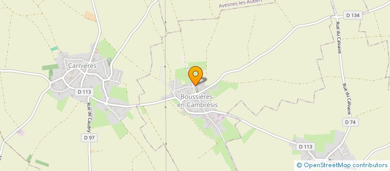 localisation de l'entreprise MADAME FRANCOISE LECERF à BOUSSIERES-EN-CAMBRESIS