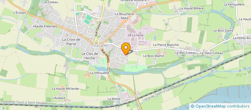 localisation de l'entreprise MADAME FRANCOISE LECHAT  LOIREAUXENCE