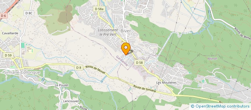 localisation de l'entreprise MADAME FRANCOISE LECLERCQ à GARDANNE