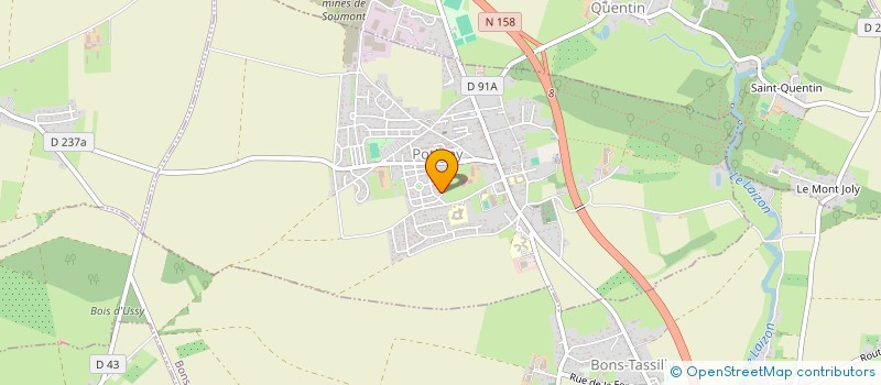 localisation de l'entreprise MADAME FRANCOISE LECLERCQ  POTIGNY