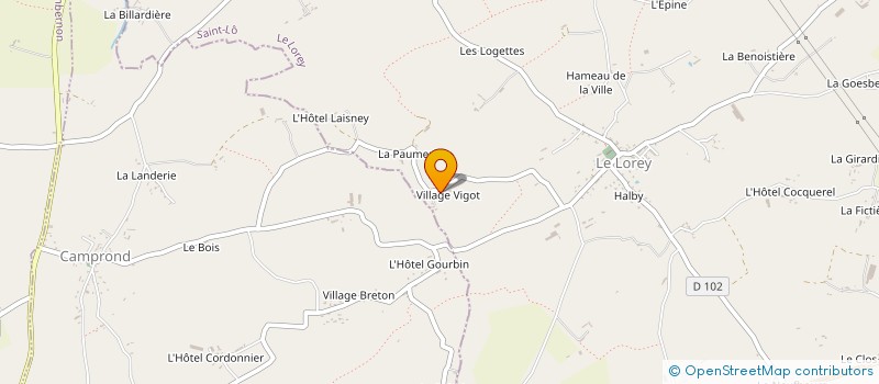 localisation de l'entreprise MADAME FRANCOISE LECLUZE à LE LOREY