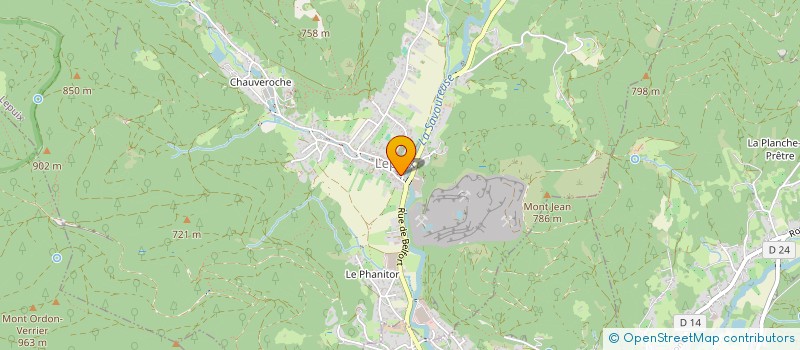 localisation de l'entreprise MADAME FRANCOISE LECOMTE à LEPUIX