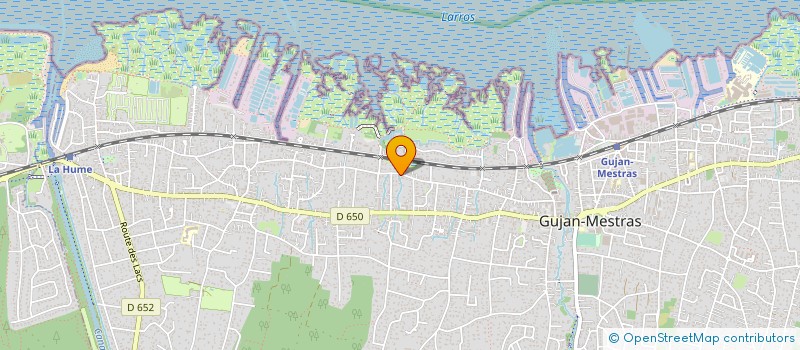 localisation de l'entreprise MADAME FRANCOISE LEDRO  GUJAN-MESTRAS
